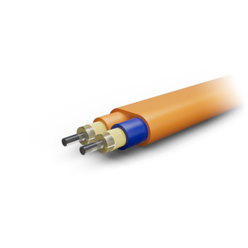 Dual Fiber Optic Cable for Parallel Optical Connections Dual Fiber Optic Cable for Parallel Optical Connections