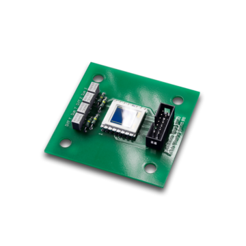 SiTek's evaluation board for controlling the corresponding PSDs SiTek's evaluation board for controlling the corresponding PSDs