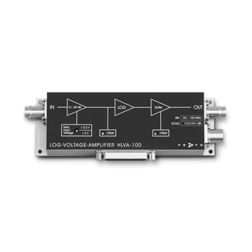 Logarithmic wideband voltage amplifier HLVA-100